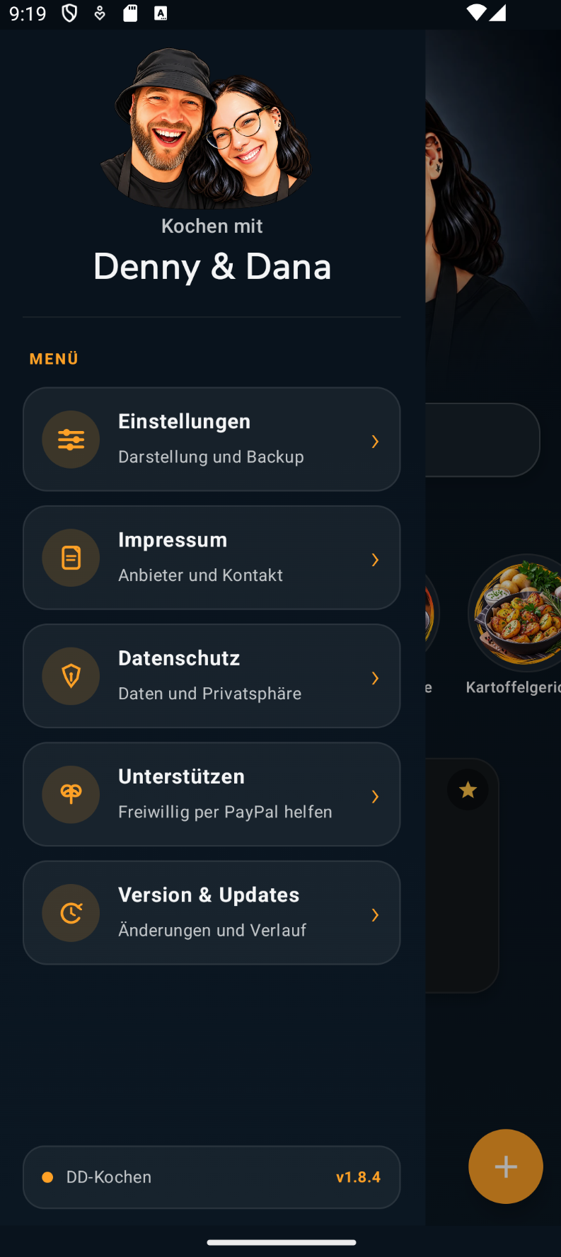 DD-Kochen Menü